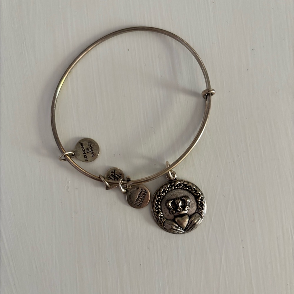Alex and Ani Silver Charm Bracelet